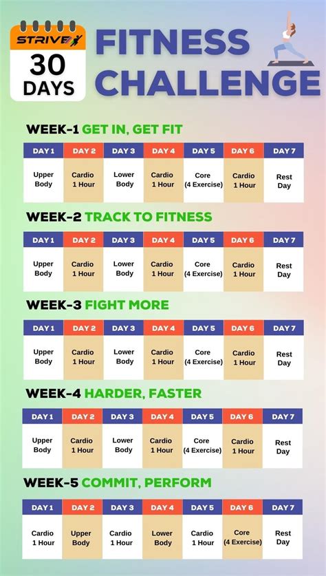 30 day fitness challenge results|25 Motivating 30 Day Fitness Challenges .